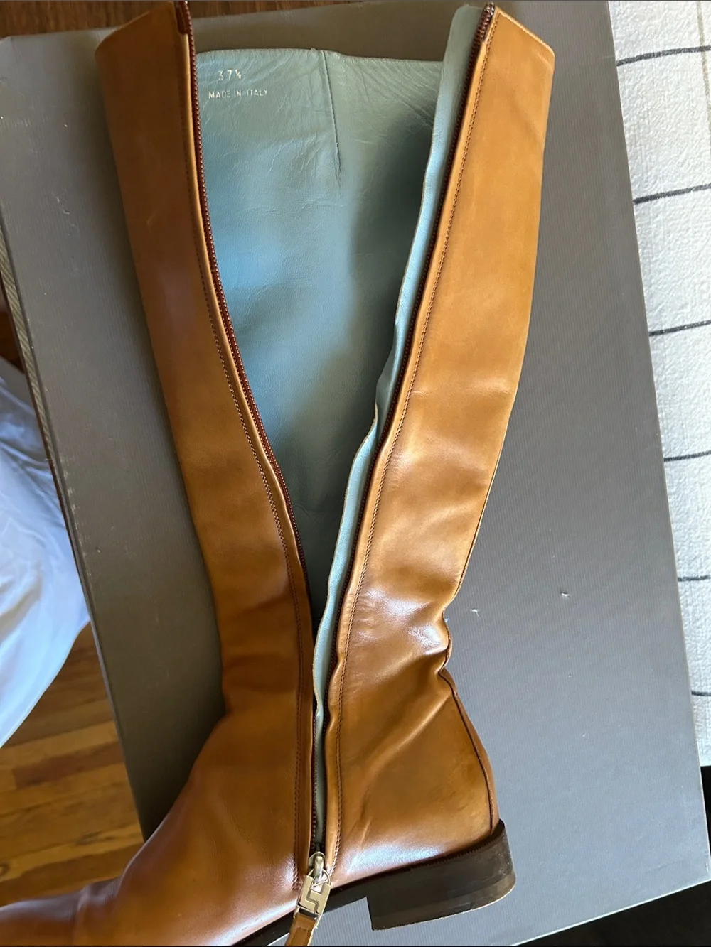 Women's Lambertson Truex Leather Boots in Cognac Tan